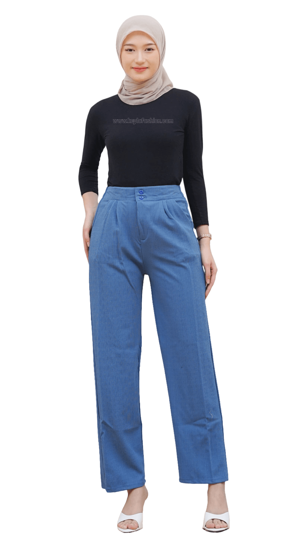 Keyla Knit Pants — Celana knit wanita