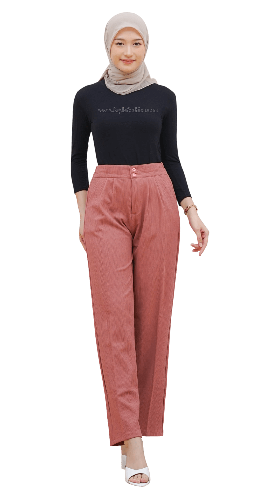 Keyla Knit Pants — Celana knit wanita