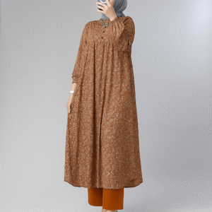 Set Tunik Wanita Muslim Modis – Long Tunik + Celana Kulot Premium Rayon
