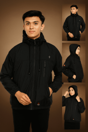 Jaket Waterproof Anti Air Unisex – Hoodie Parasut Pria Wanita Best Seller
