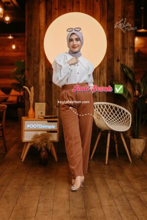 Keyla Knit Pants – Celana Knit Korean Look Adem & Nyaman (M–XXXL)