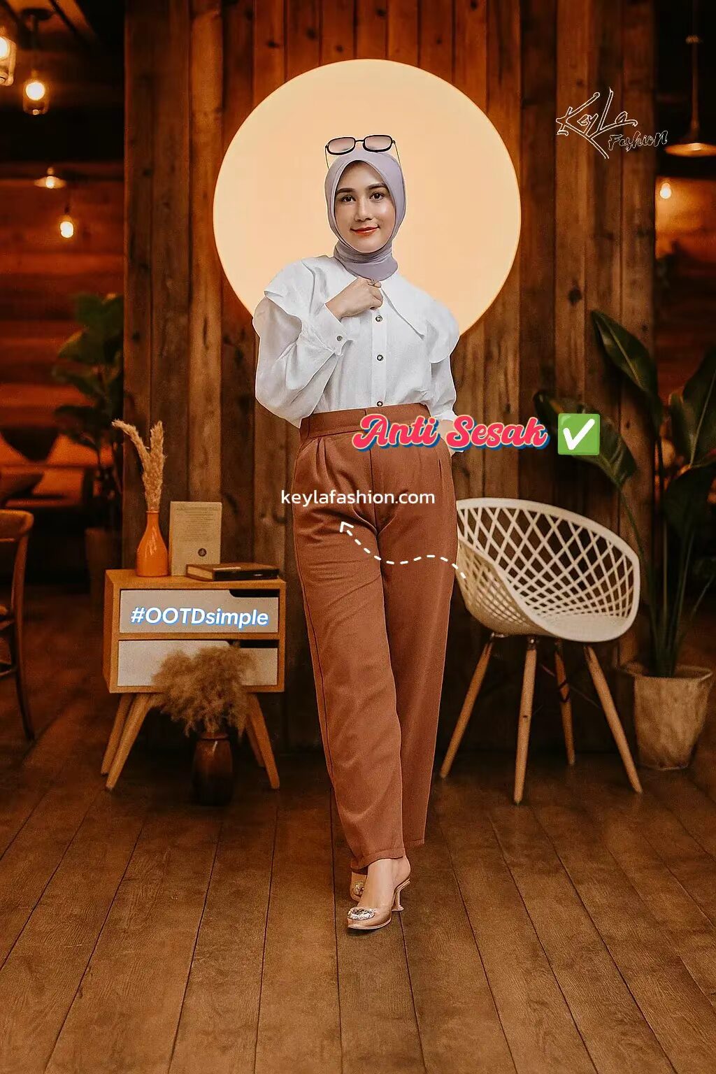 Keyla Knit Pants – Celana Knit Korean Look Adem & Nyaman (M–XXXL)