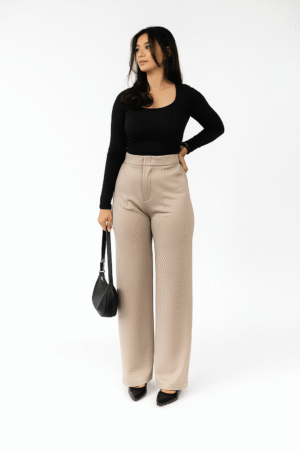 Celana Kulot Scuba Highwaist Anti Kusut | Loose Pants Wanita Slim Fit Adem Nyaman