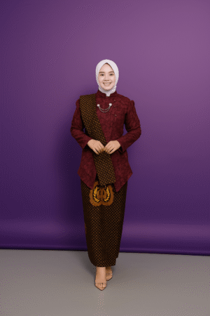 Kebaya Janggan Modern Ruella Atelier Premium | Setelan Kebaya Wisuda Lamaran Kondangan Elegan
